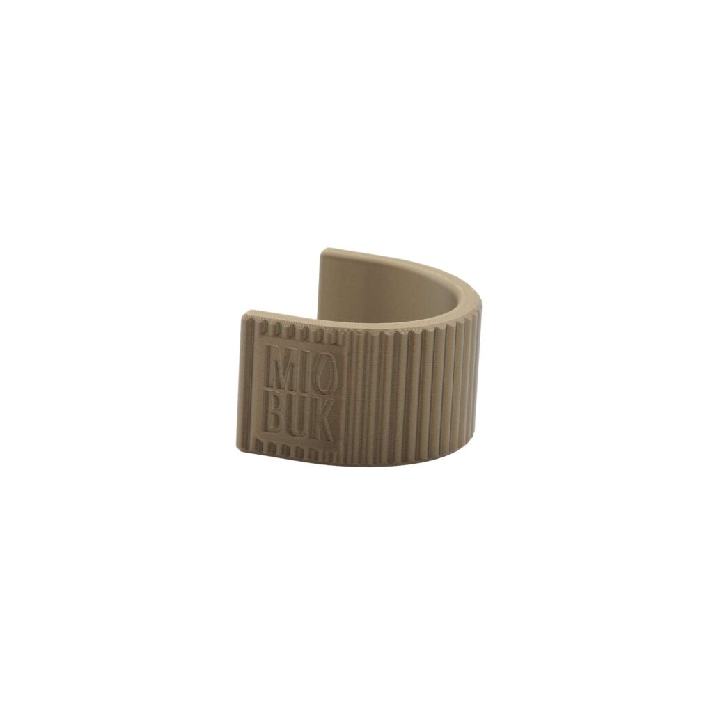 MIOBUK® Ring à lignes verticales, finition bronze