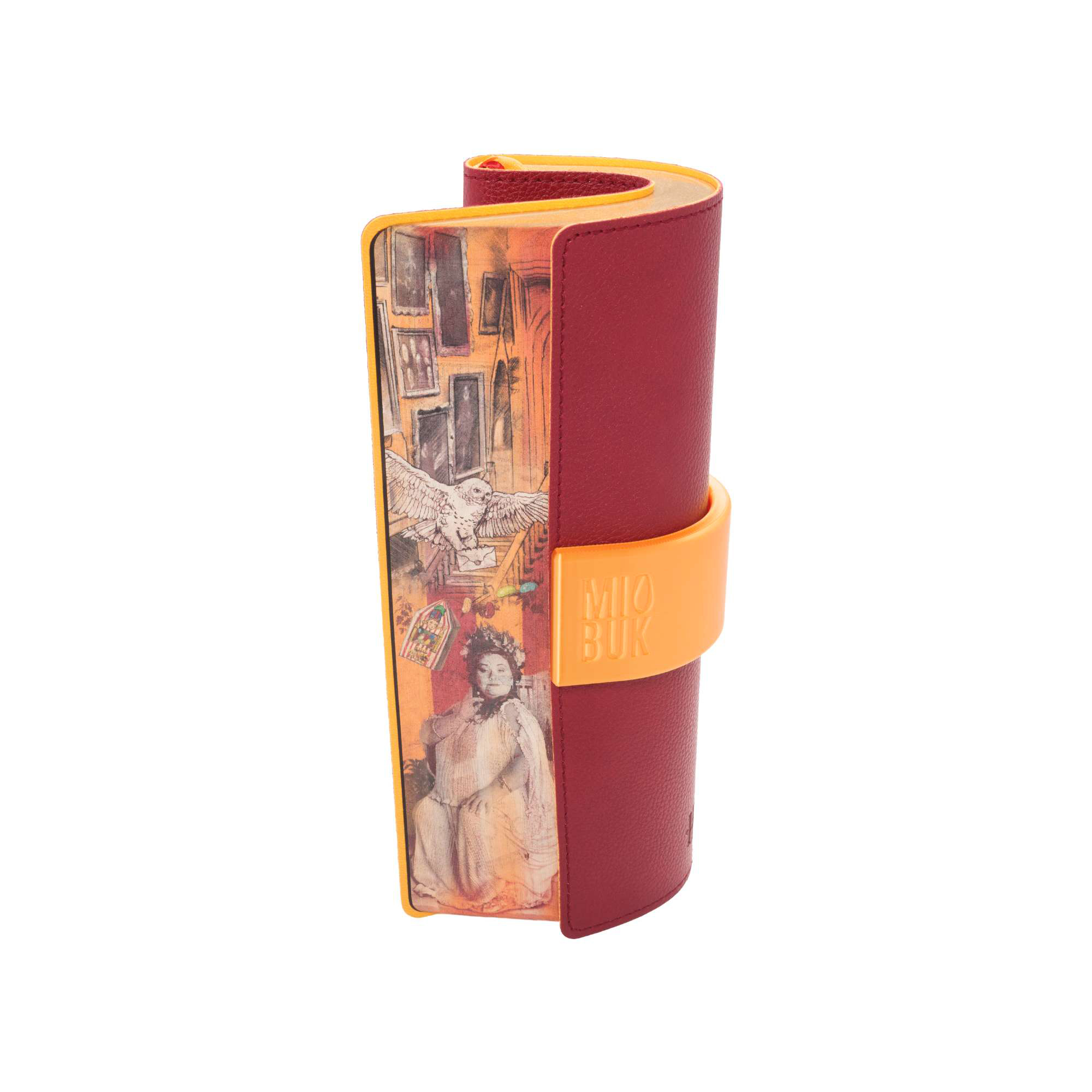Taccuino Grifondoro™ della Collezione Harry Potter™ con il MIOBUK® Ring applicato